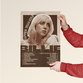 Billie Eilish – Happier Than Ever Retro Poster